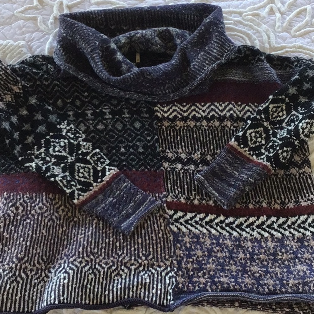 Free People Cowl Neck Sweater